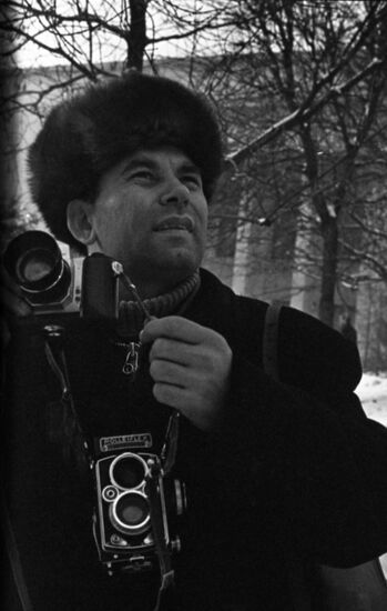 Soviet journalist Vasily Peskov, winner of Lenin Prize