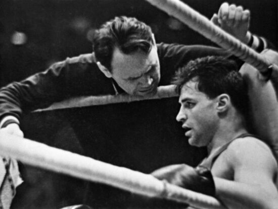 Soviet champion boxer Gennady Shatkov