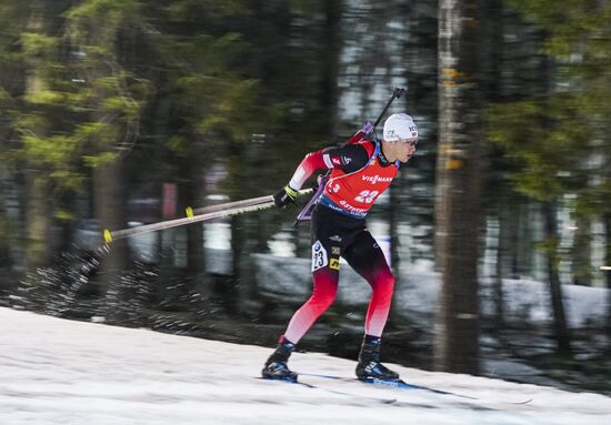 Sweden Biathlon World Cup Men Individual Competition