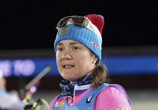 Sweden Biathlon World Cup Women Individual Competition