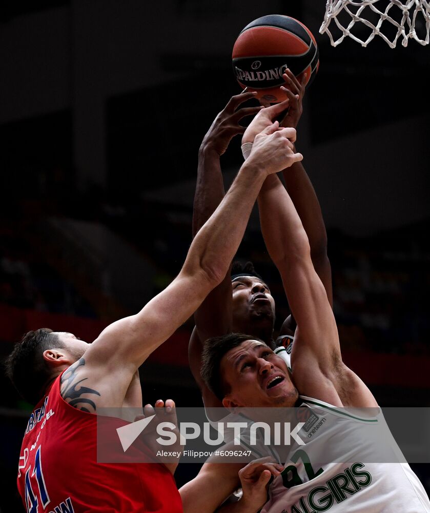 Russia Basketball Euroleague CSKA - Zalgiris