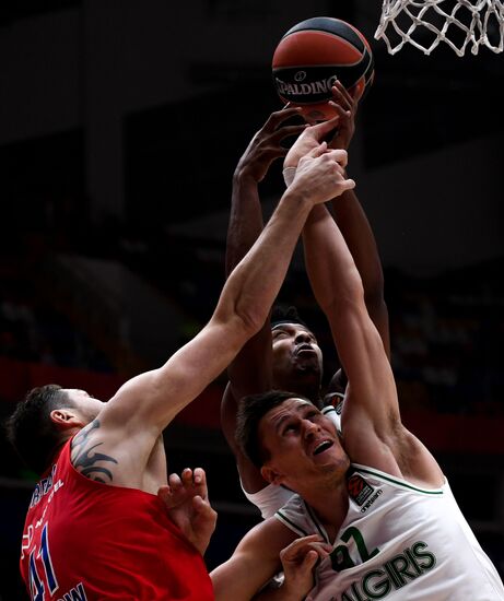 Russia Basketball Euroleague CSKA - Zalgiris