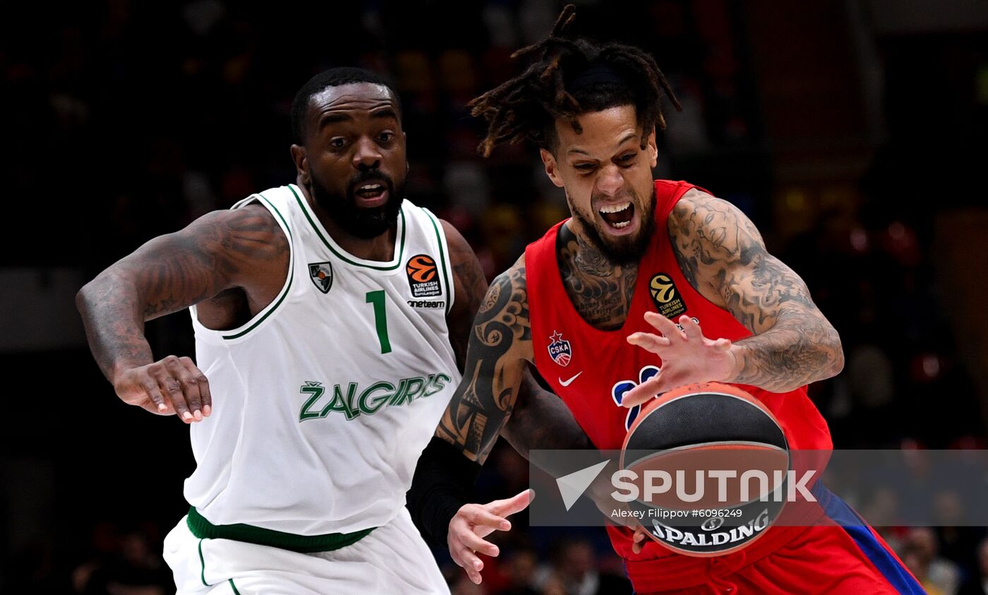 Russia Basketball Euroleague CSKA - Zalgiris