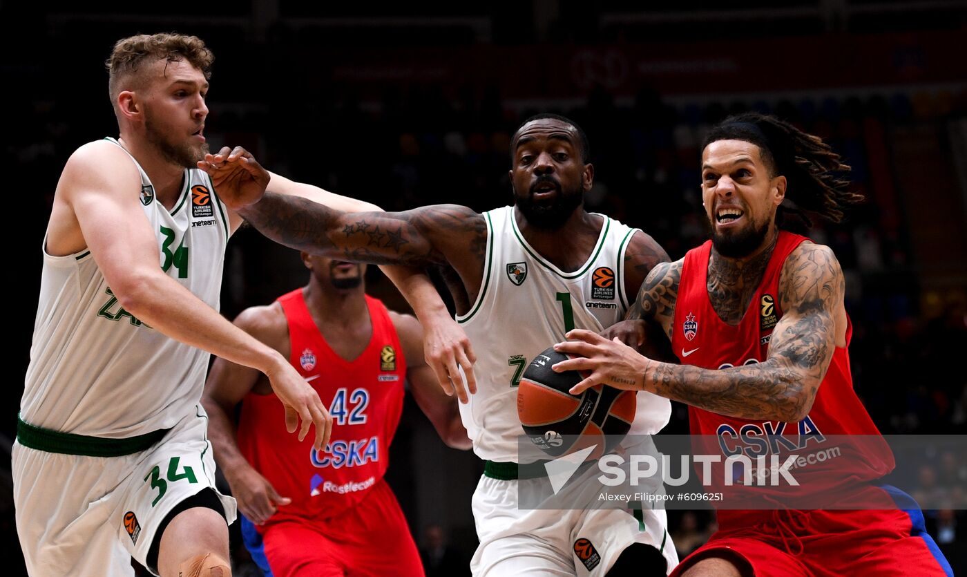 Russia Basketball Euroleague CSKA - Zalgiris