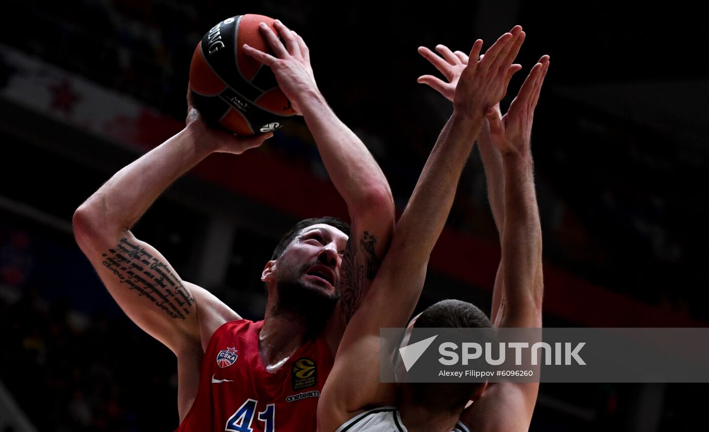 Russia Basketball Euroleague CSKA - Zalgiris