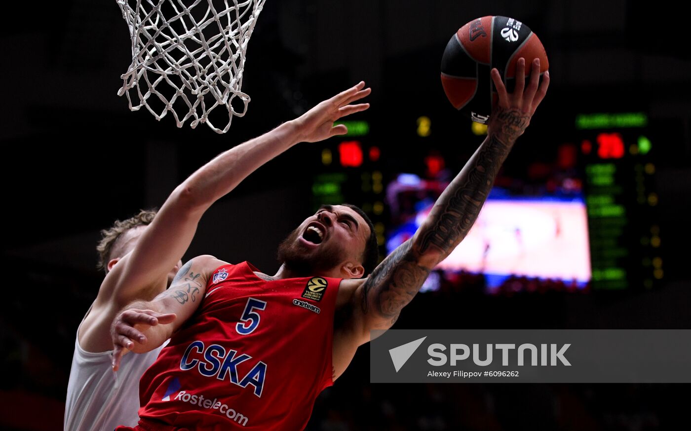 Russia Basketball Euroleague CSKA - Zalgiris