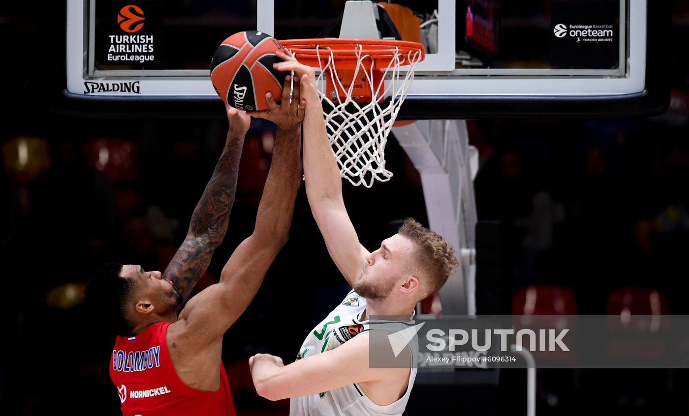 Russia Basketball Euroleague CSKA - Zalgiris