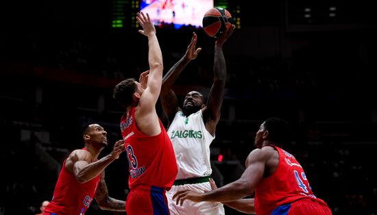 Russia Basketball Euroleague CSKA - Zalgiris