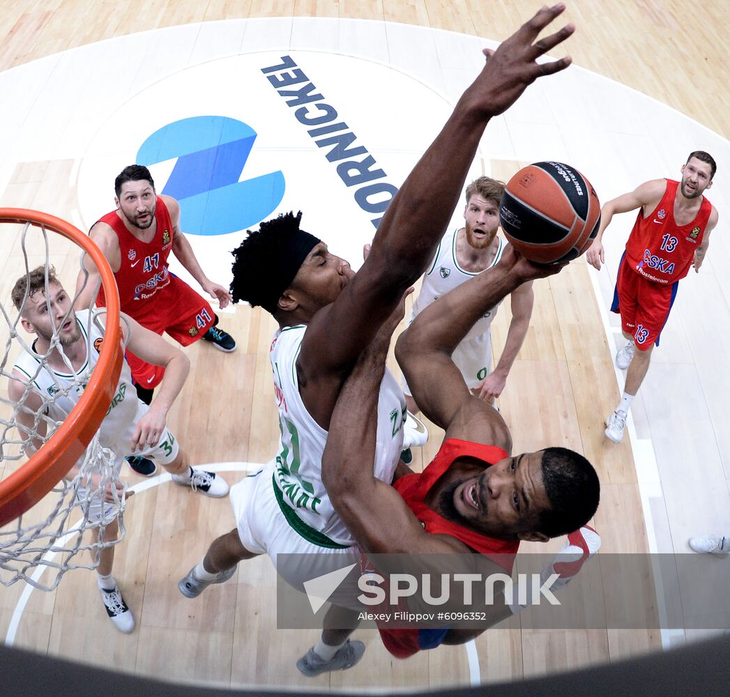 Russia Basketball Euroleague CSKA - Zalgiris