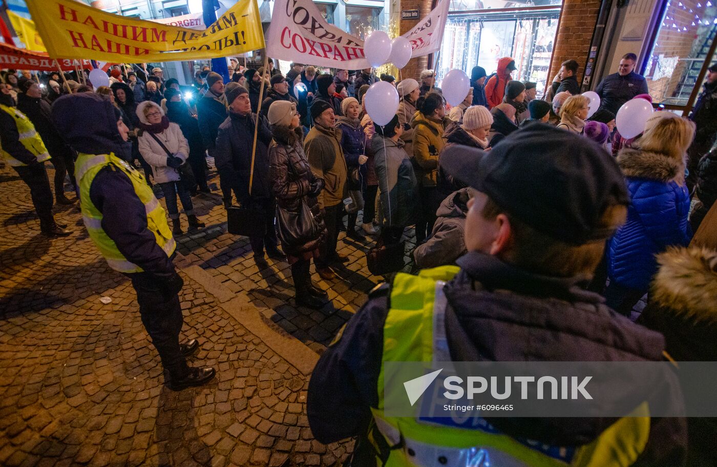 Latvia Language Reform Protest