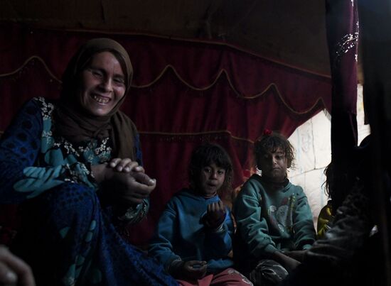 Syria Plant Workers Camp 