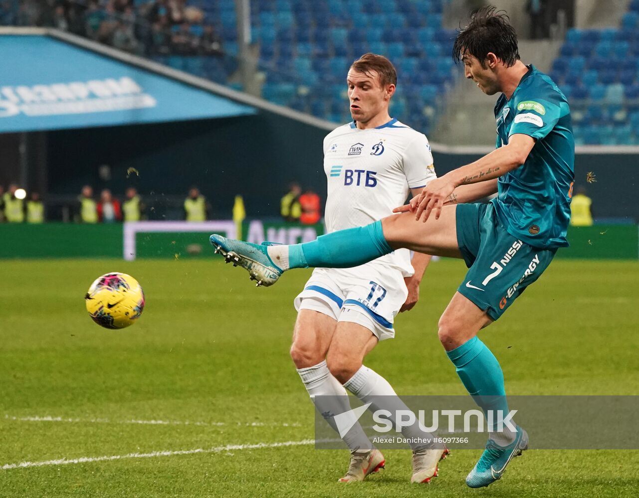 Russia Soccer Premier-League Zenit - Dynamo