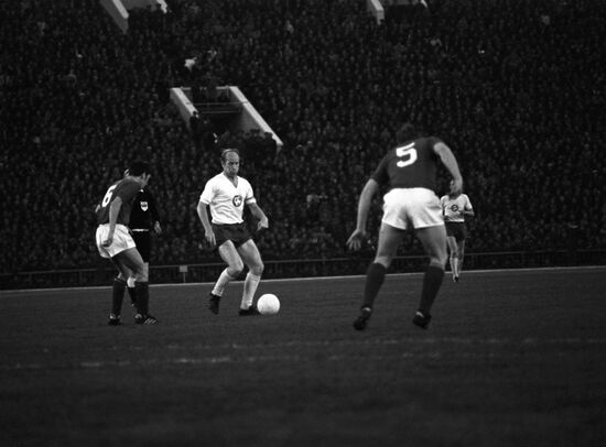 Soviet footballer Lev Yashin's last match