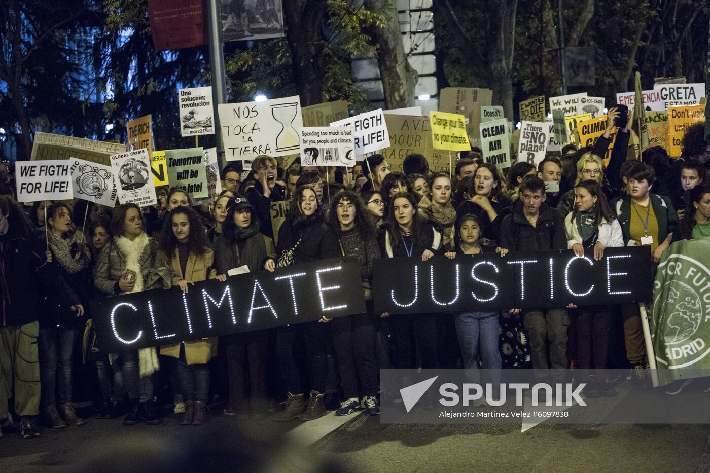 Spain Climate Change Protest