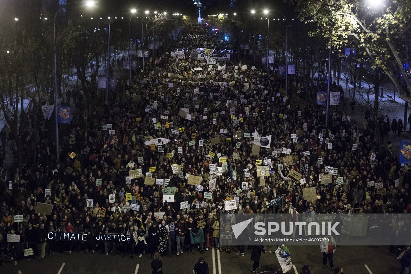 Spain Climate Change Protest