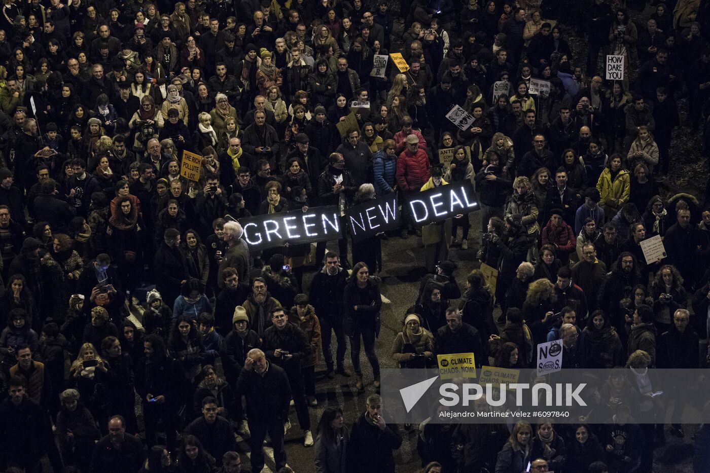 Spain Climate Change Protest