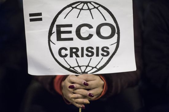Spain Climate Change Protest