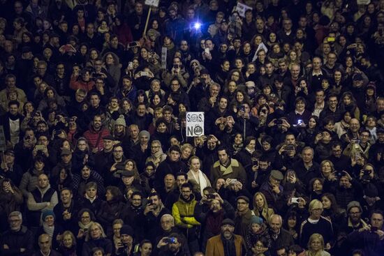 Spain Climate Change Protest