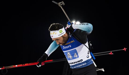 Sweden Biathlon World Cup Men Relay Competition