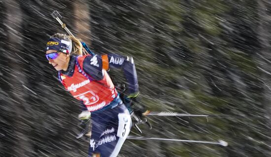 Sweden Biathlon World Cup Women Relay Competition