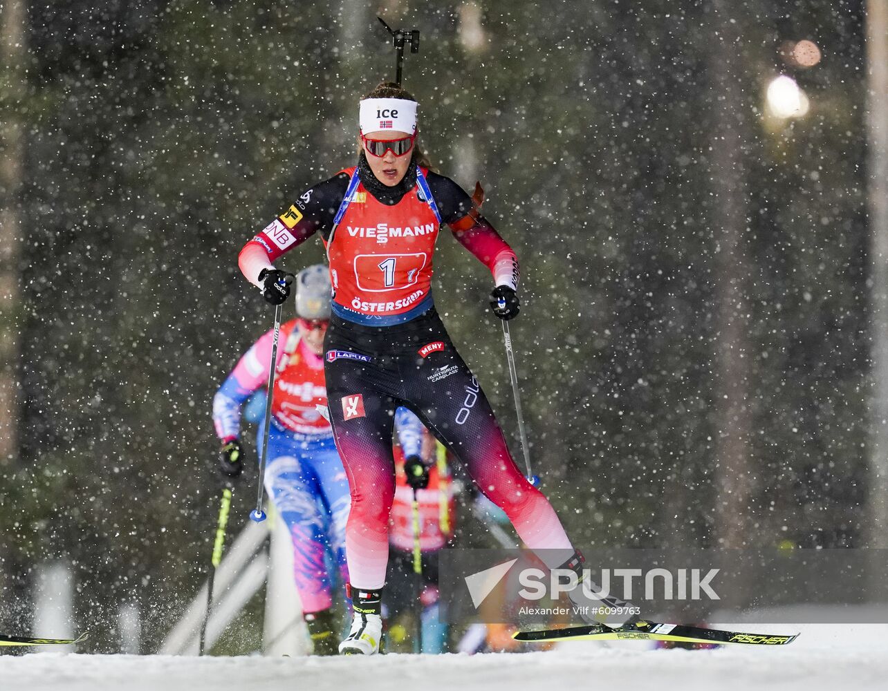 Sweden Biathlon World Cup Women Relay Competition