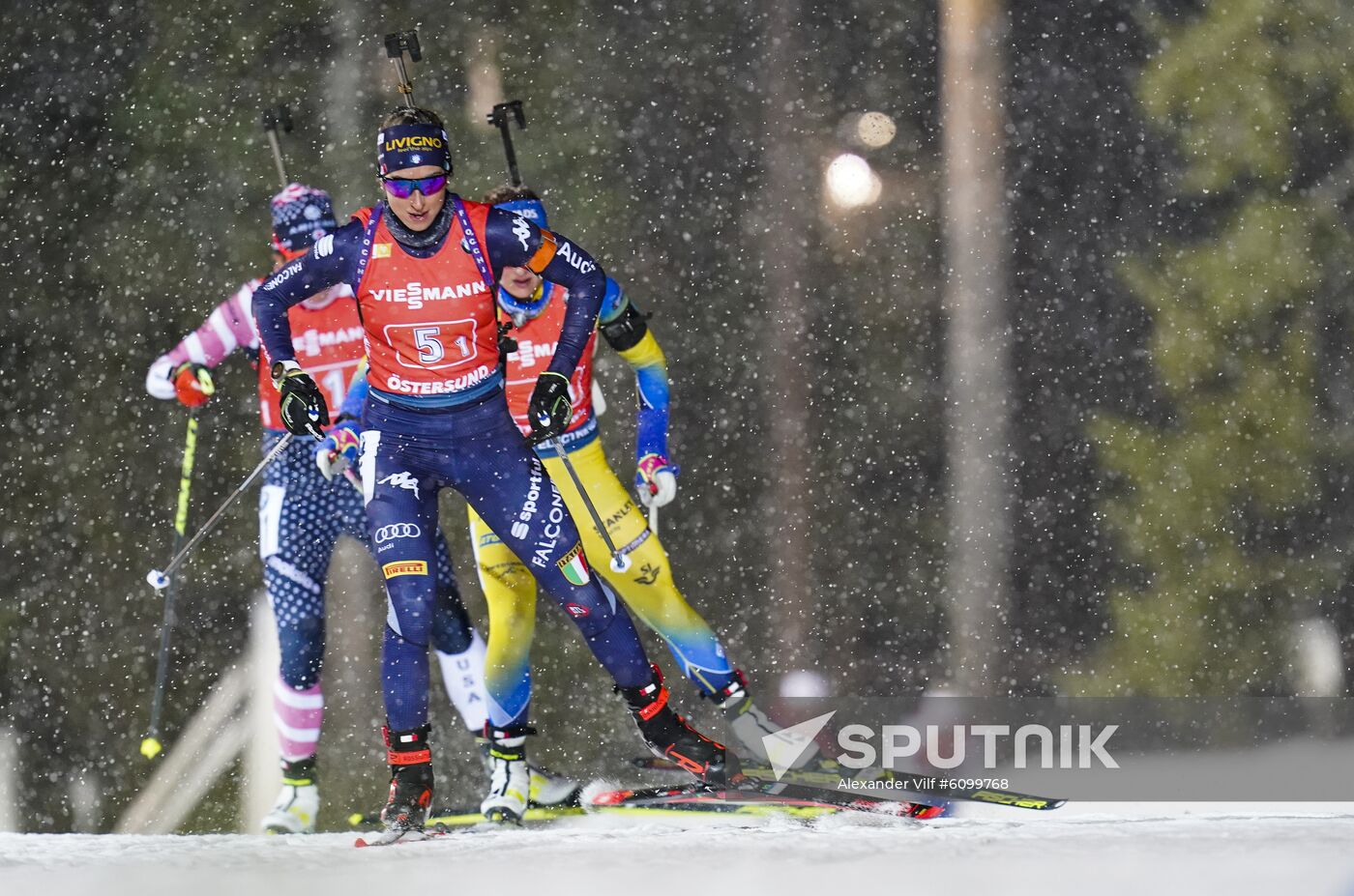 Sweden Biathlon World Cup Women Relay Competition