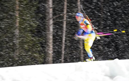 Sweden Biathlon World Cup Women Relay Competition