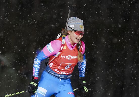 Sweden Biathlon World Cup Women Relay Competition