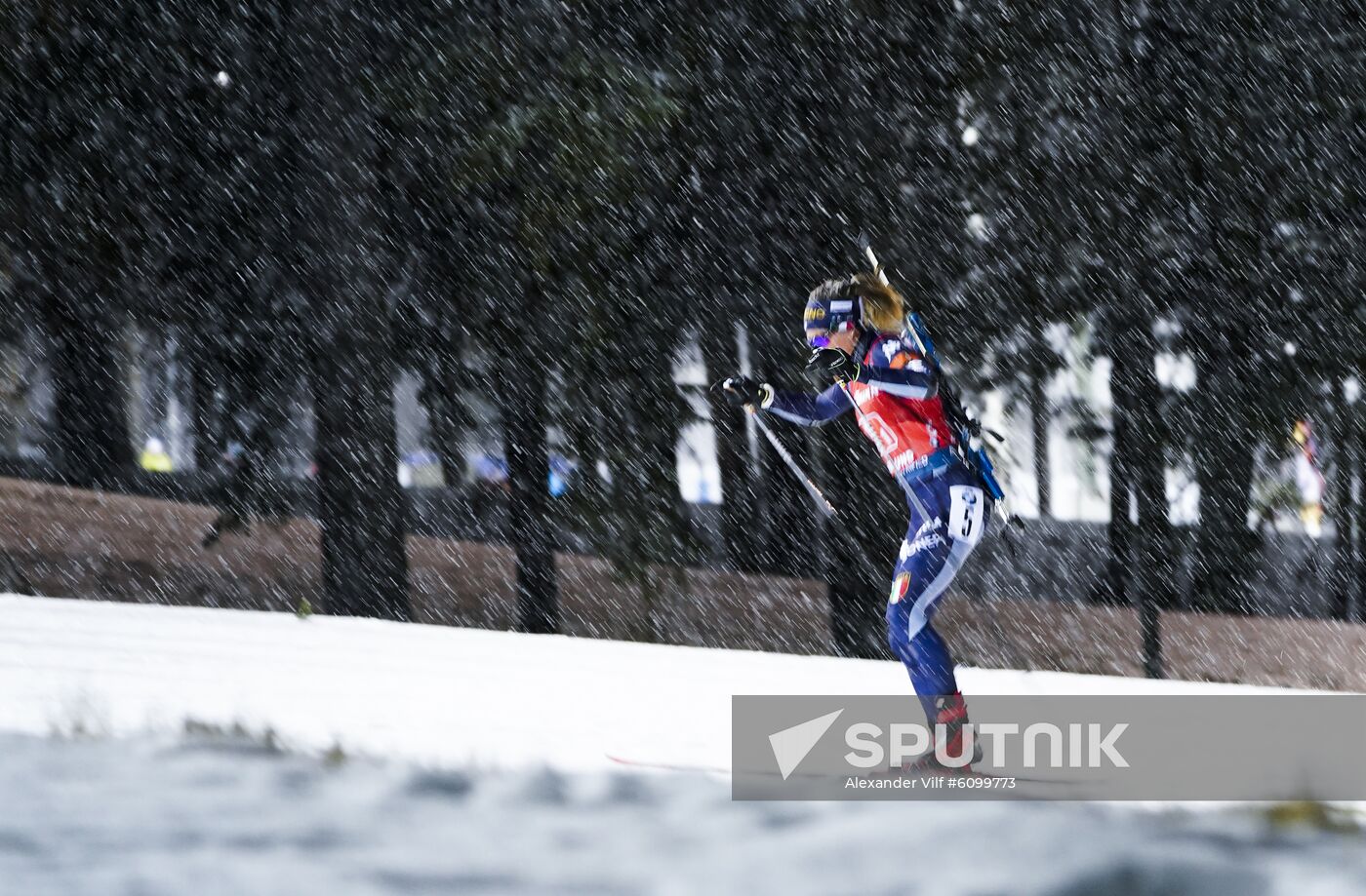 Sweden Biathlon World Cup Women Relay Competition