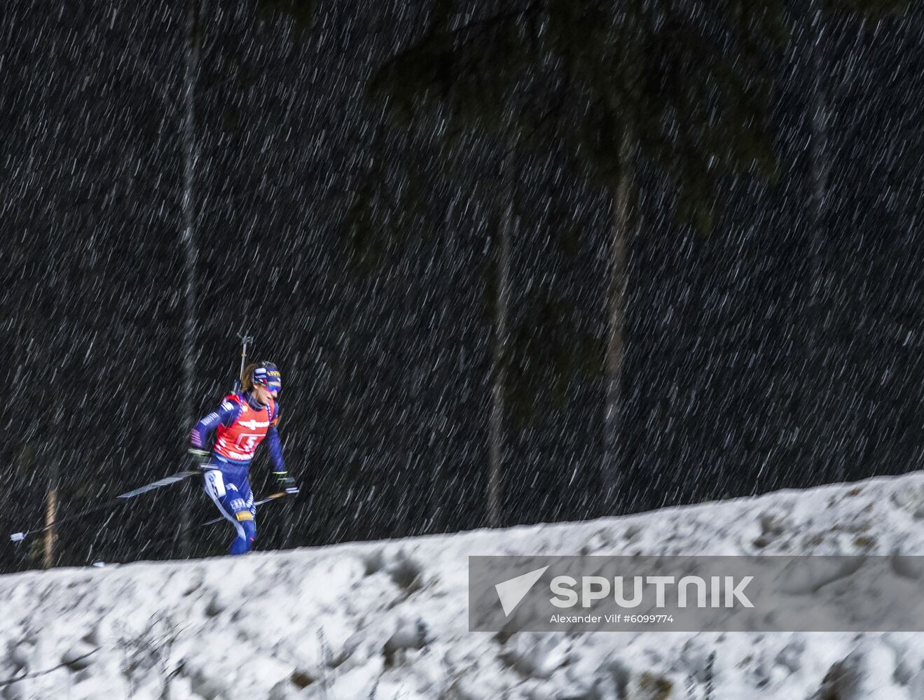 Sweden Biathlon World Cup Women Relay Competition