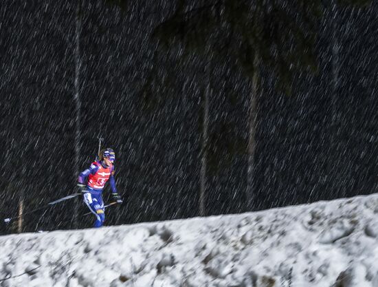Sweden Biathlon World Cup Women Relay Competition