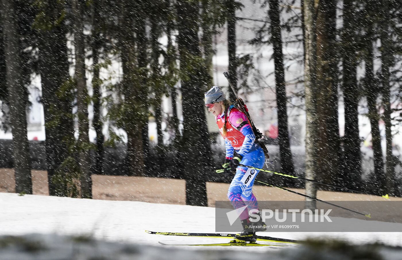 Sweden Biathlon World Cup Women Relay Competition