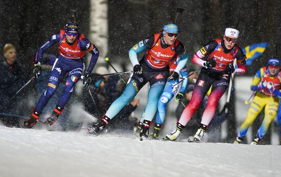 Sweden Biathlon World Cup Women Relay Competition