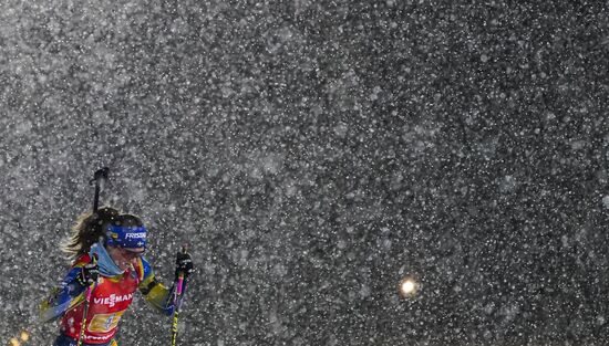 Sweden Biathlon World Cup Women Relay Competition