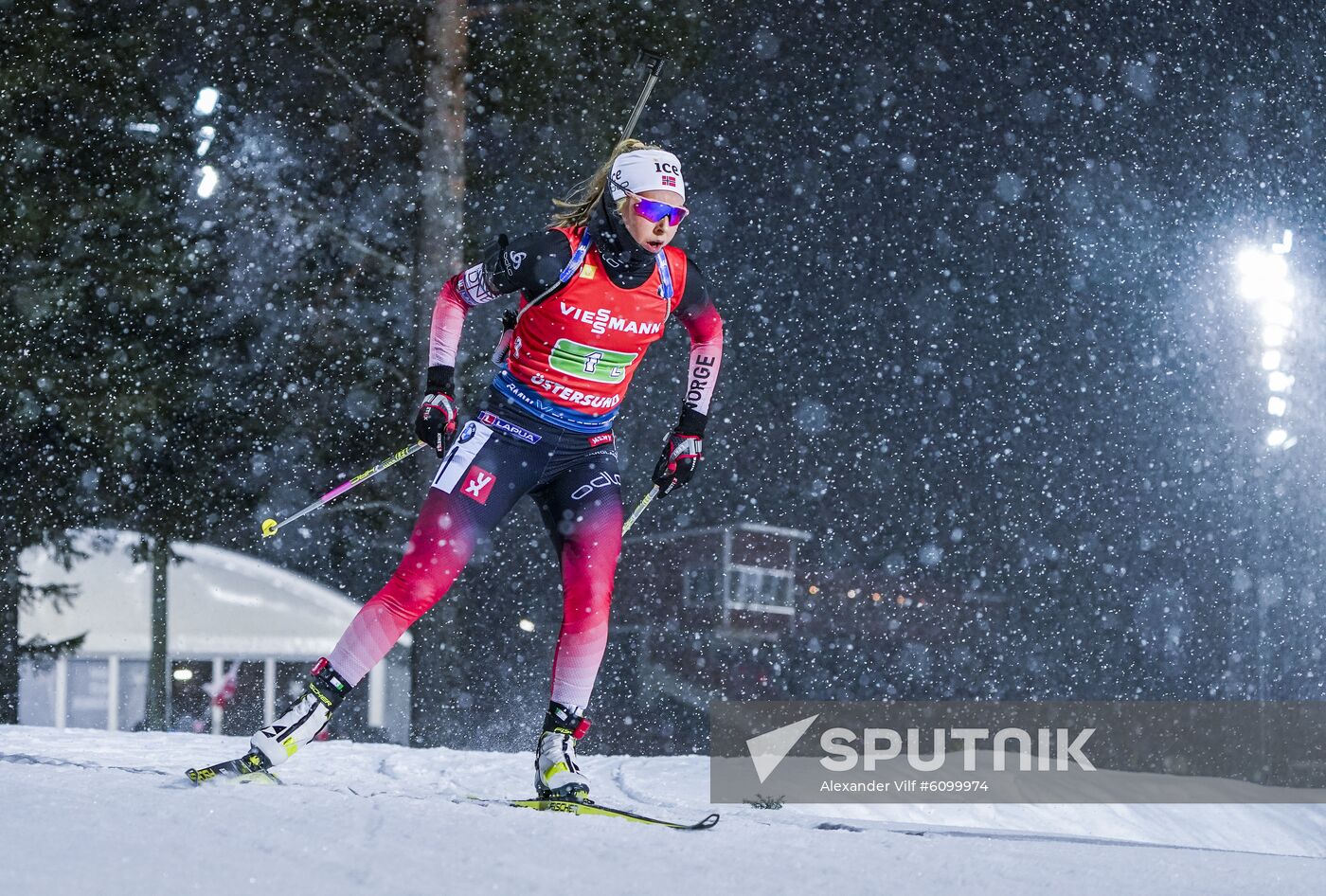 Sweden Biathlon World Cup Women Relay Competition