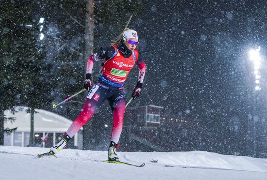 Sweden Biathlon World Cup Women Relay Competition