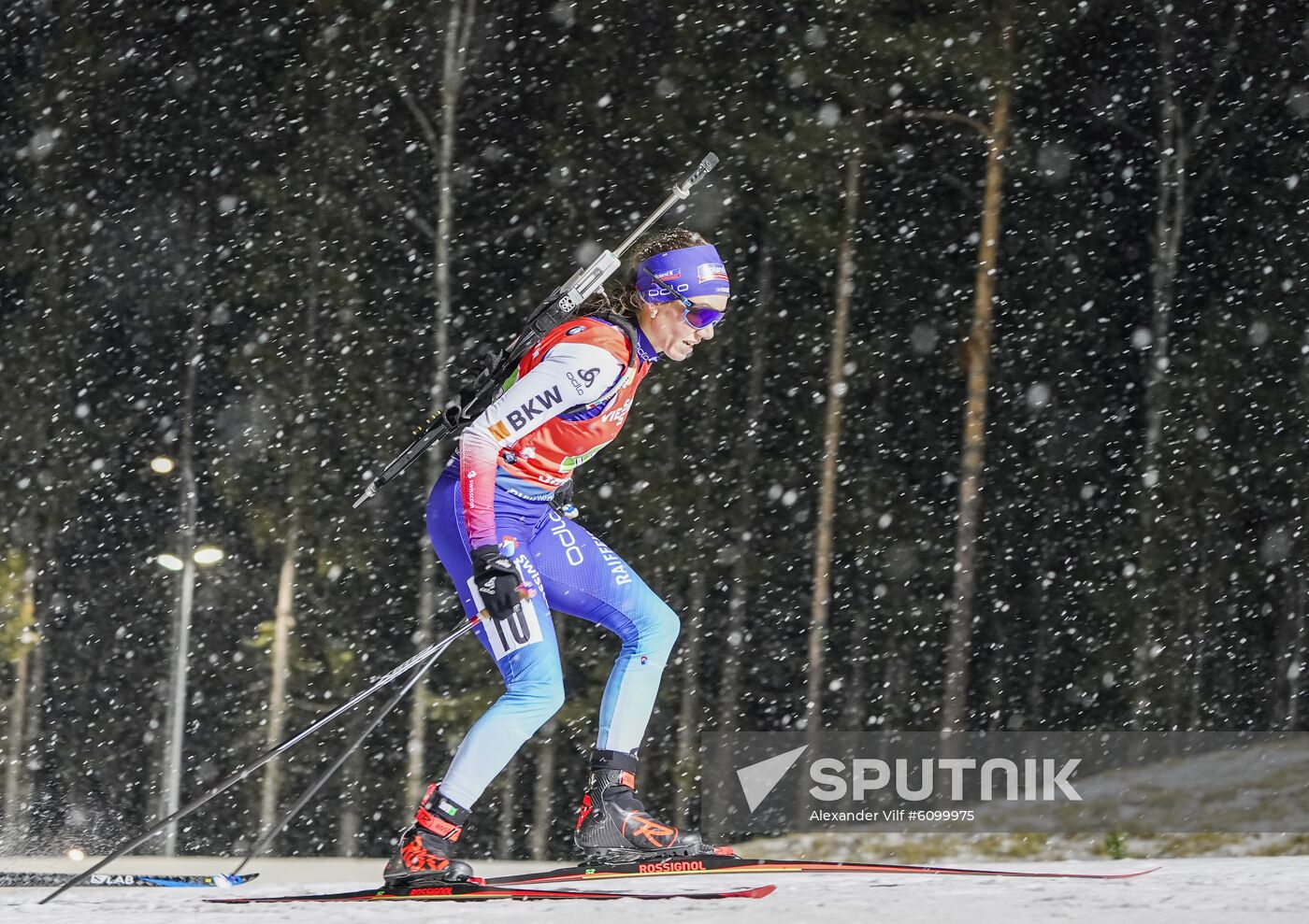 Sweden Biathlon World Cup Women Relay Competition