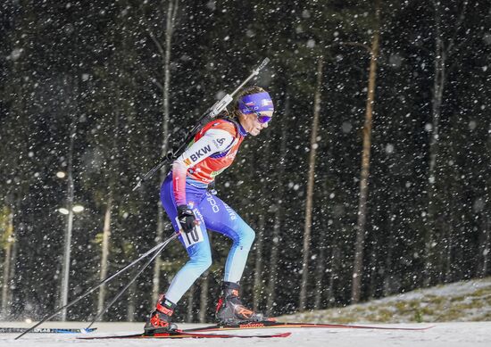 Sweden Biathlon World Cup Women Relay Competition