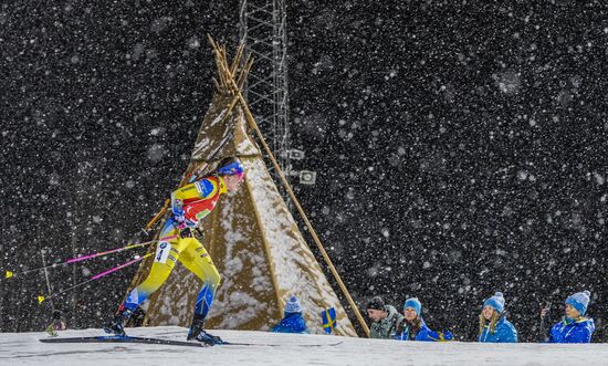 Sweden Biathlon World Cup Women Relay Competition