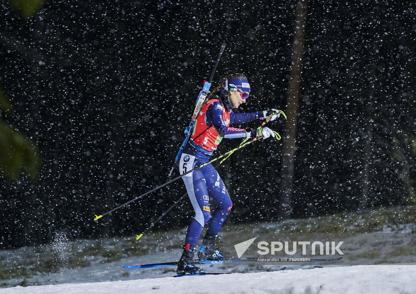 Sweden Biathlon World Cup Women Relay Competition