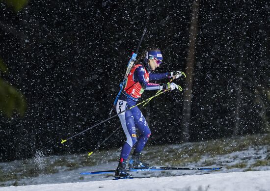 Sweden Biathlon World Cup Women Relay Competition