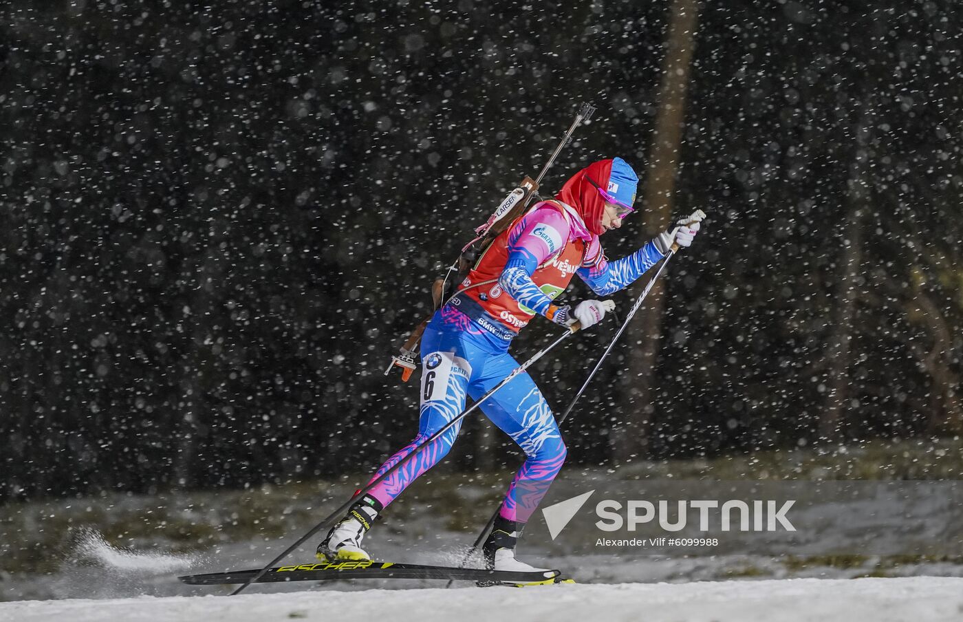 Sweden Biathlon World Cup Women Relay Competition