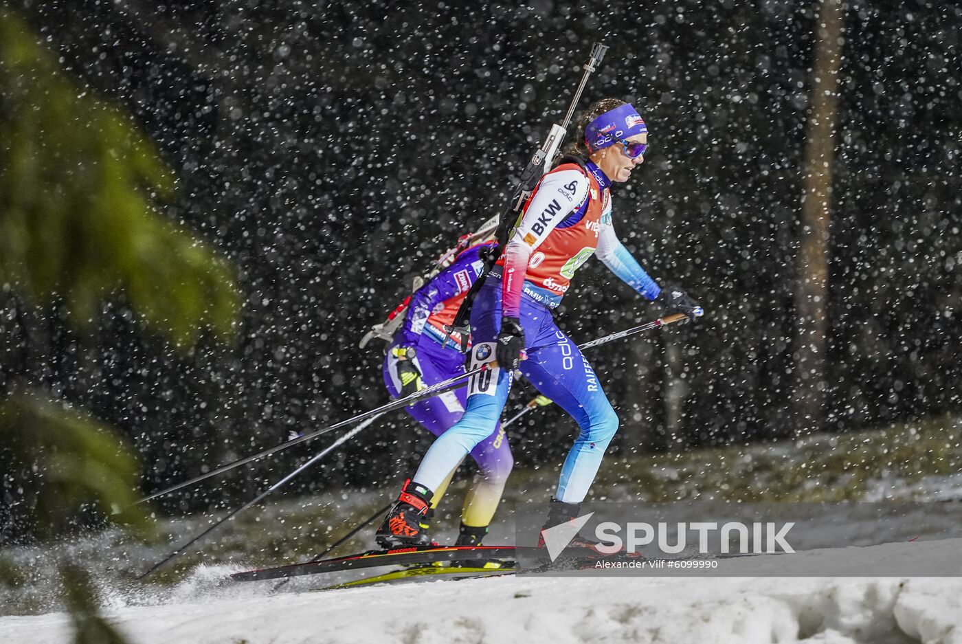 Sweden Biathlon World Cup Women Relay Competition