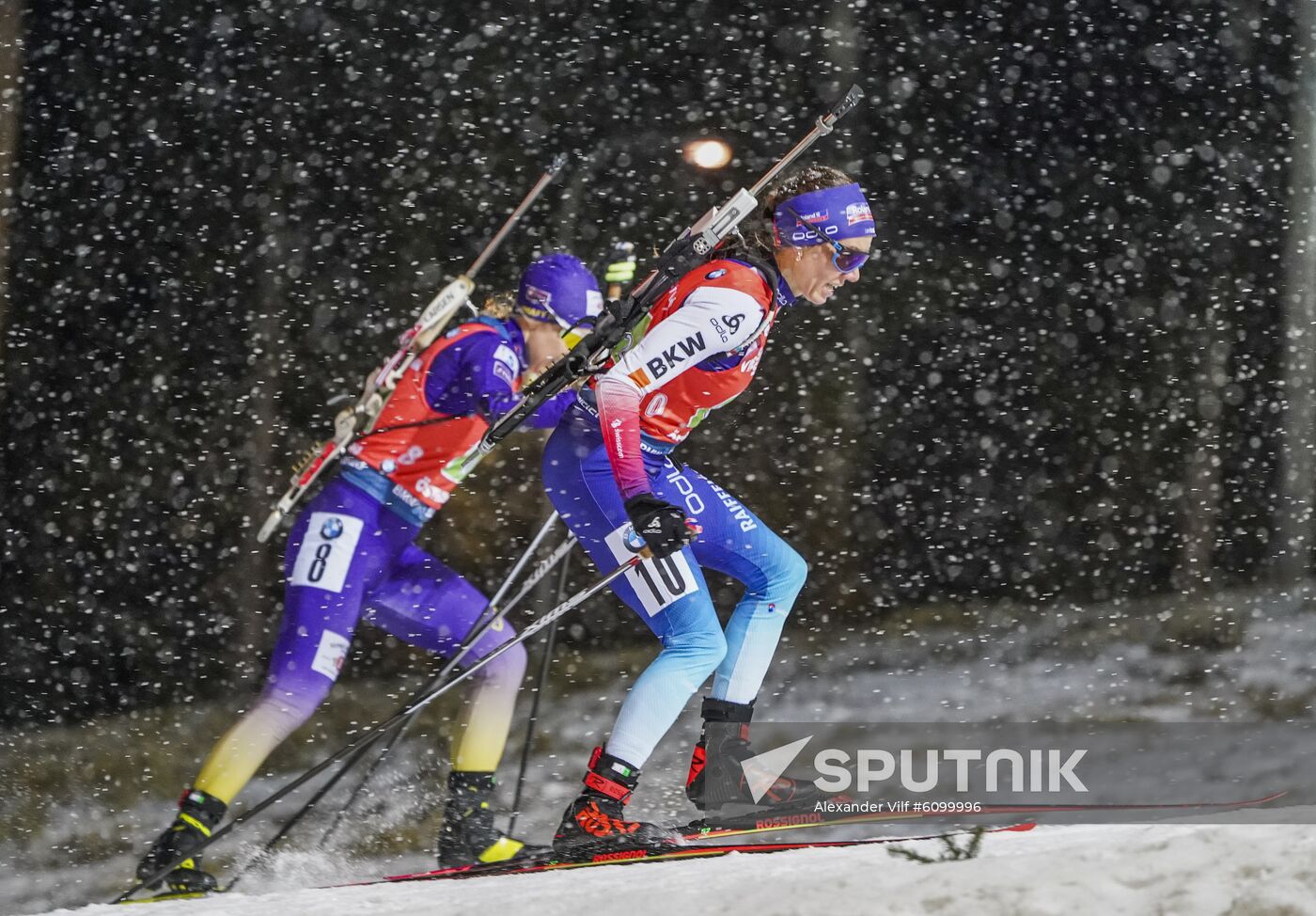 Sweden Biathlon World Cup Women Relay Competition