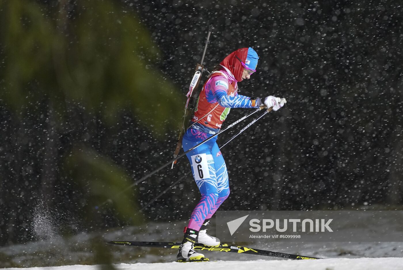 Sweden Biathlon World Cup Women Relay Competition