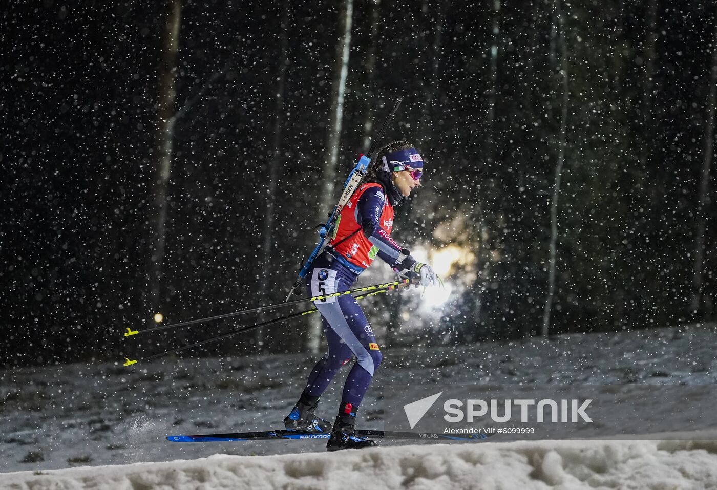 Sweden Biathlon World Cup Women Relay Competition