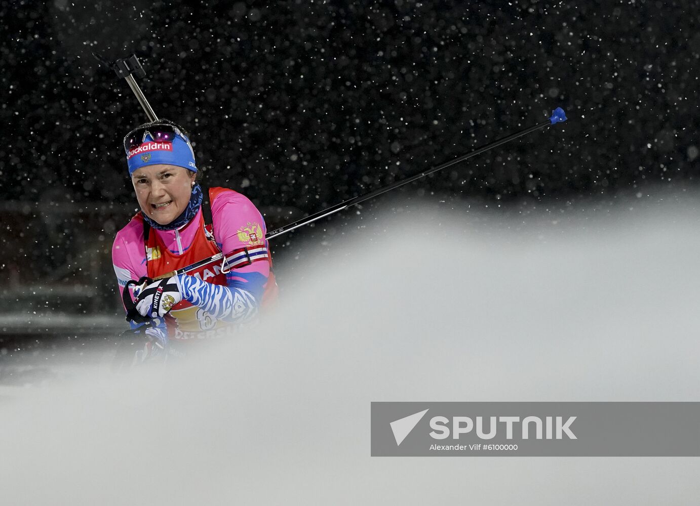 Sweden Biathlon World Cup Women Relay Competition