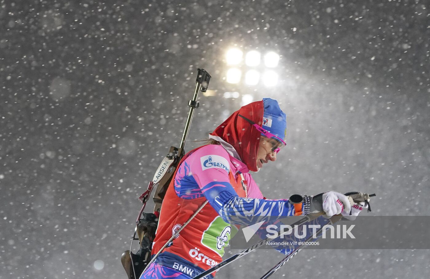 Sweden Biathlon World Cup Women Relay Competition