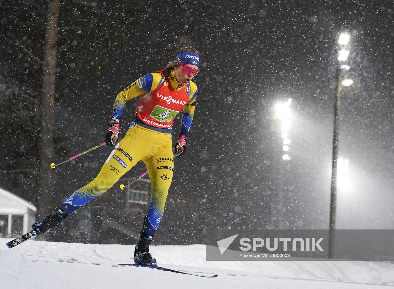 Sweden Biathlon World Cup Women Relay Competition