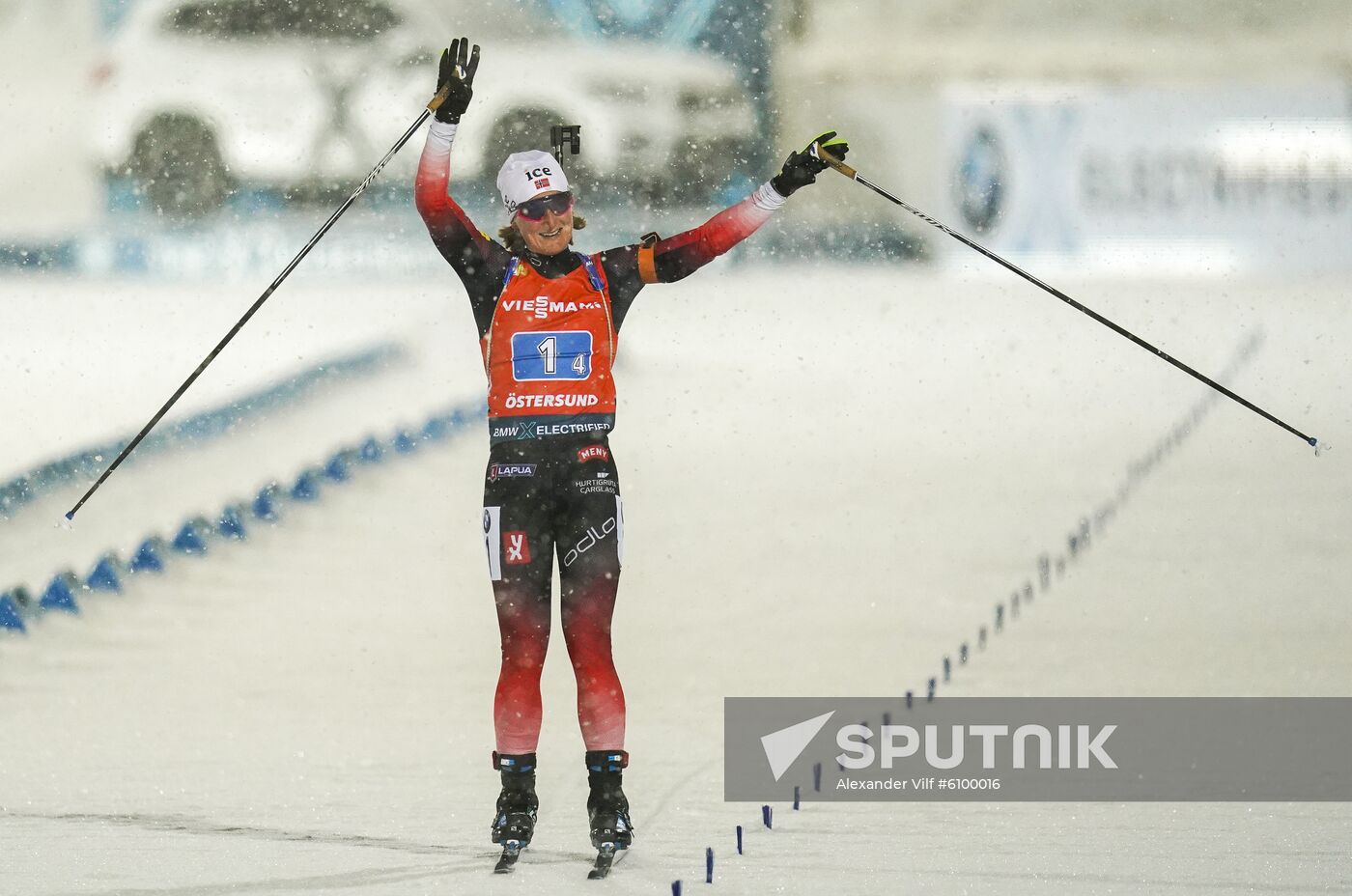 Sweden Biathlon World Cup Women Relay Competition